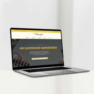 GREATVIBES Kundenprojekt Elektro Mauerhofer Elektroinstallateur Notebook