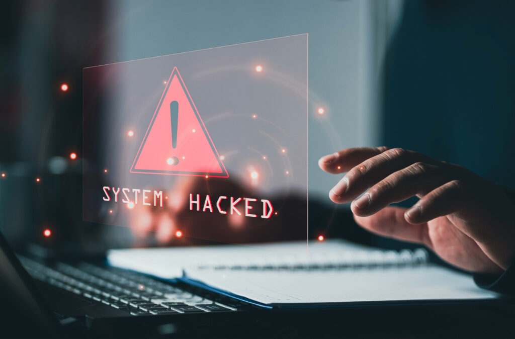 Hackerangriff Darstellung