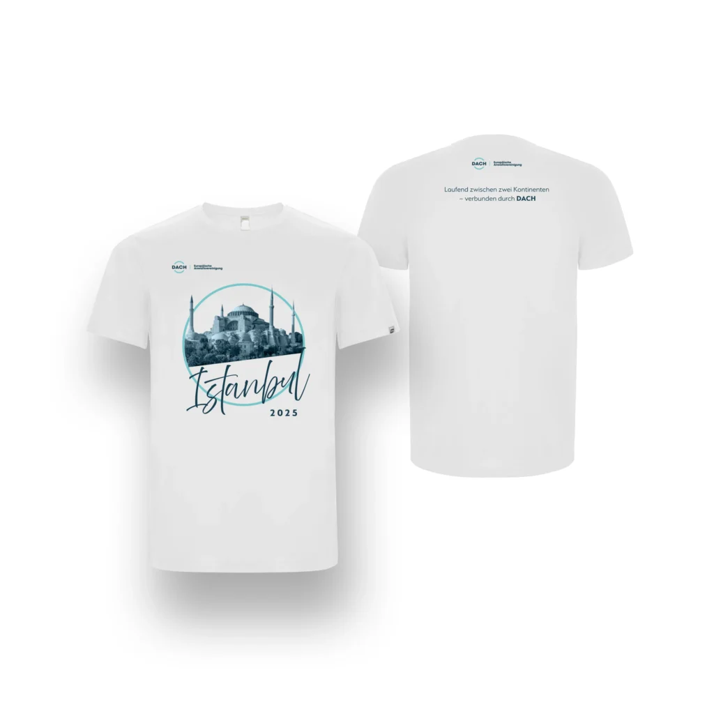 T-Shirts mit DACH-Branding und Illustration