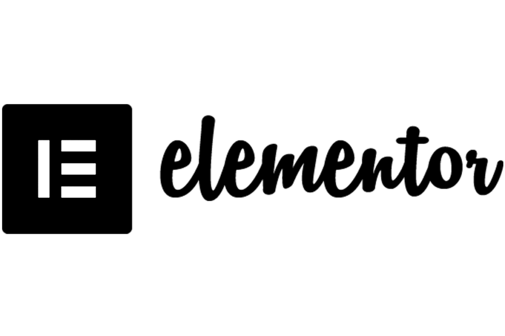 Elementor Logo in Schwarz