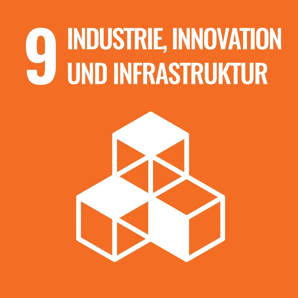 SDG Icon Ziel 9 Industrie, Innovation und Infrastruktur